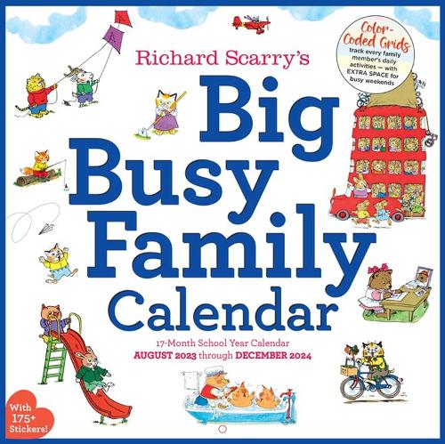 2024 Richard Scarry Big Busy Family Wall Calendar