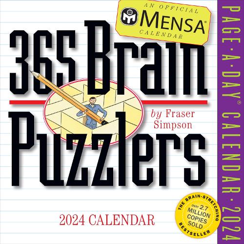 2024 Mensa 365 Brain Puzzlers Page-A-Day Calendar