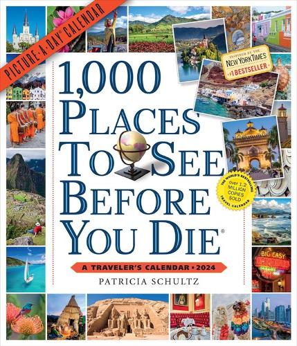 2024 1,000 Places to See Before You Die Picture-A-Day Wall Calendar