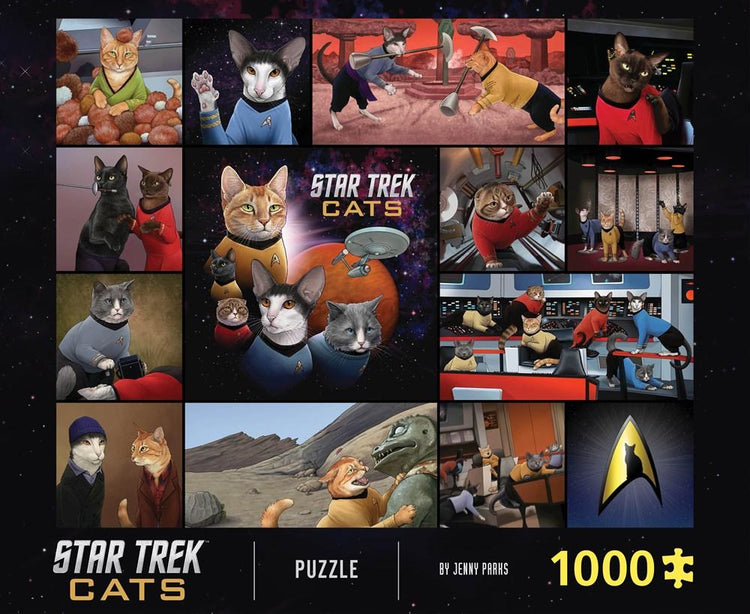 Star Trek Cats 1000 Piece Jigsaw Puzzle